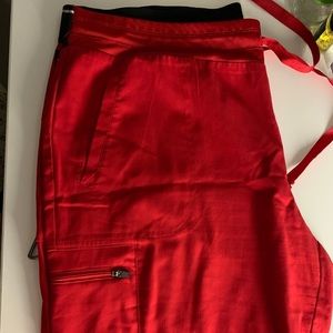 Greys Anatomy Red Scrubs pants